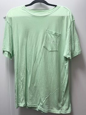 Lauren James Light Mint Short Sleeve Pocket Tee